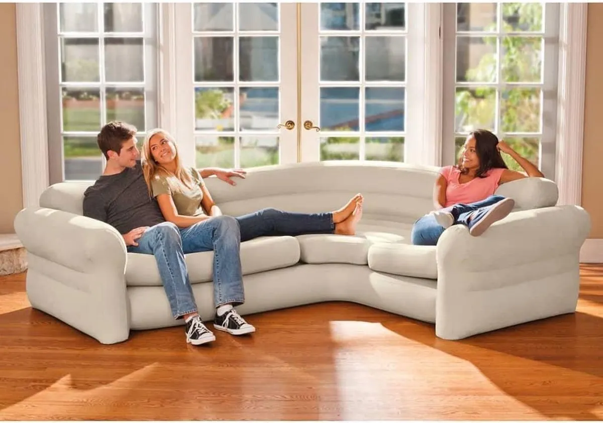Intex Hoekbank Opblaasbaar 257x203x76cm - 2 Zitplekken - afbeelding 5 van 6