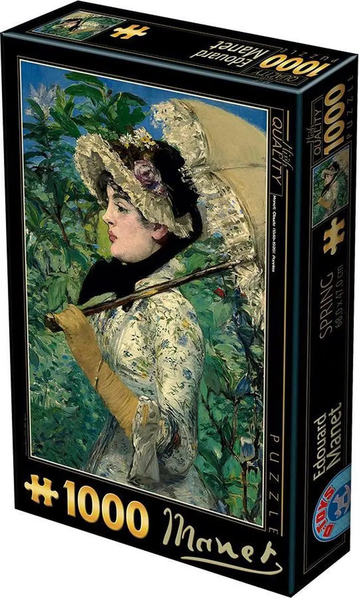 D-Toys Edouard Manet Spring Kunstpuzzel 1000 Stuks
