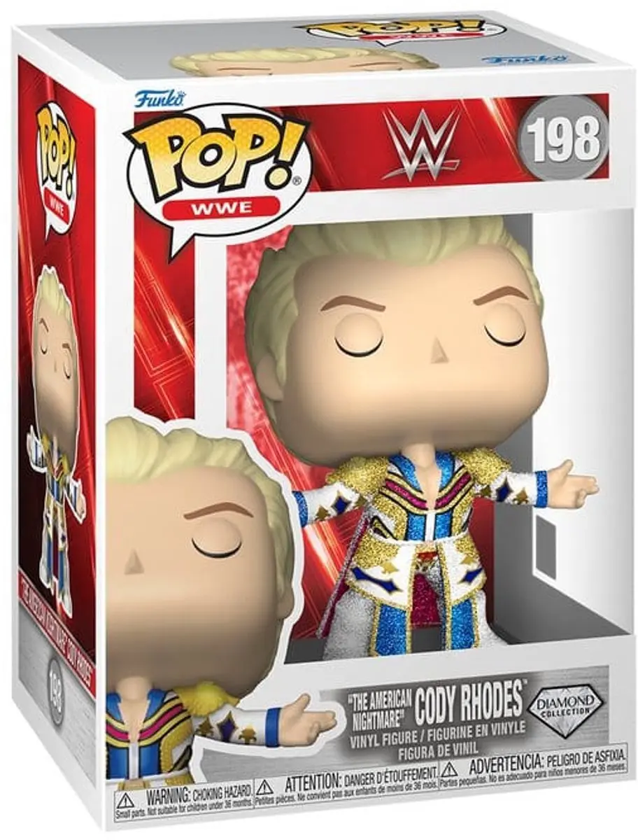 Funko WWE POP! Cody Rhodes FK90534 - 9cm - Multicolor