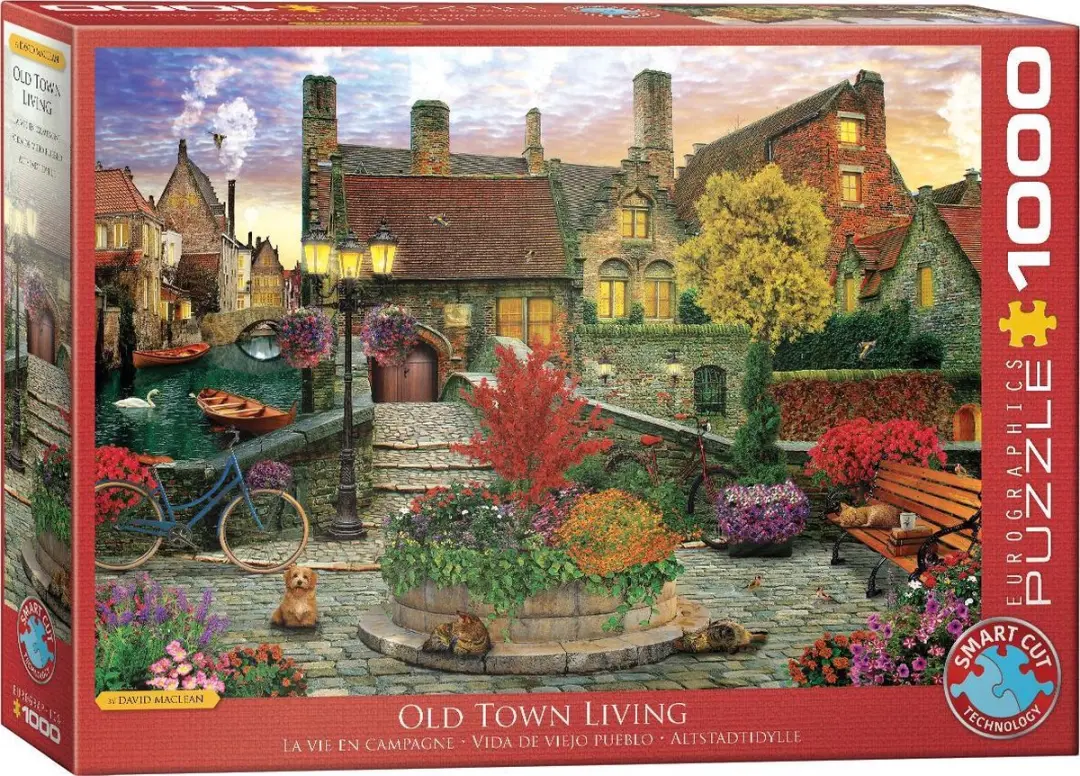 Eurographics Wonen in de oude stad David MacLean Legpuzzel 1000 Stuks - eu6000-5531