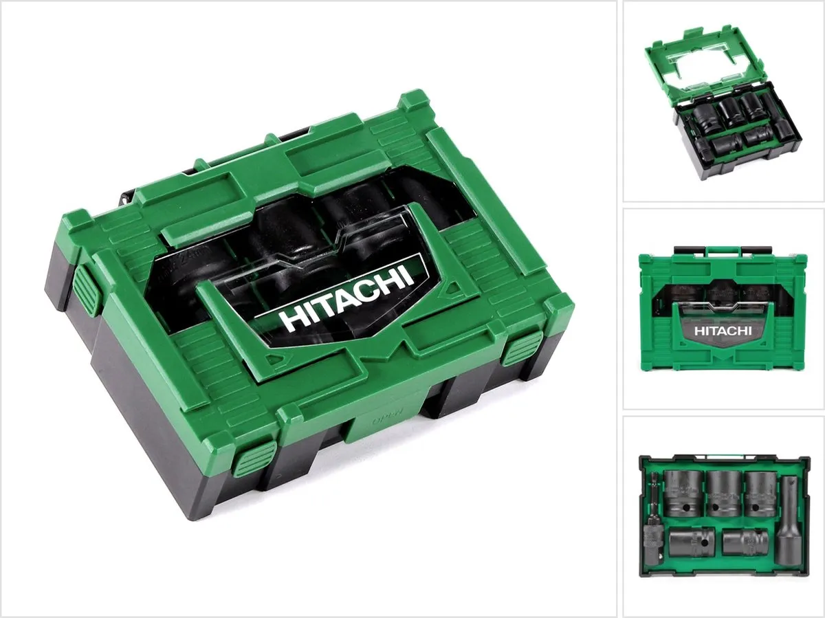 Hikoki 40030025 Krachtdoppenset 7-delig - 1/2 Vierkant