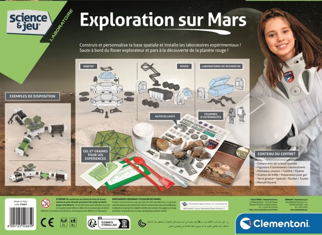 Clementoni Exploration of Mars Wetenschapsspel - 1 Speler