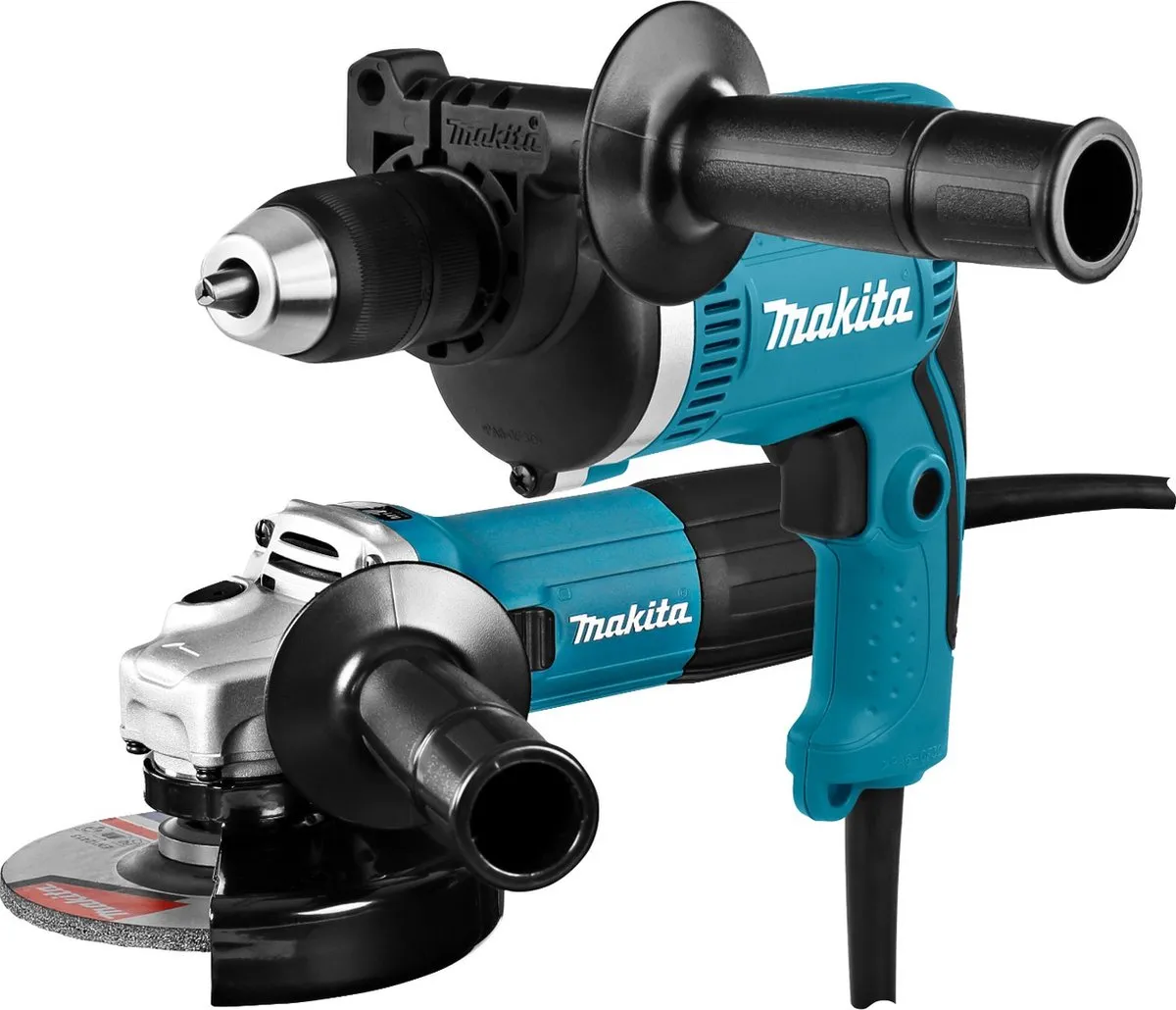 Makita DK0050X1 Combiset HP1631 + GA5030R - Klopboormachine & Haakse Slijper