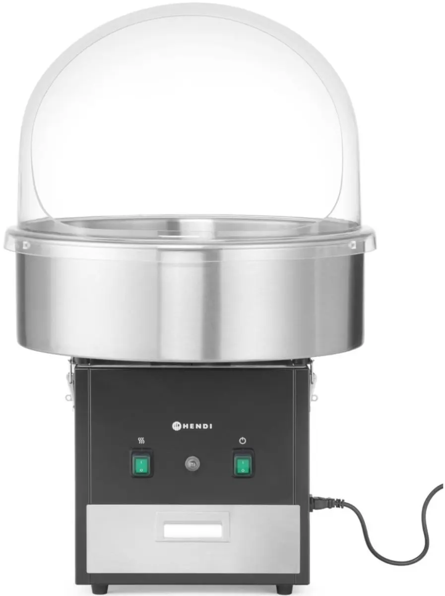 Hendi Suikerspinmachine 1130W 1030774 - Zwart