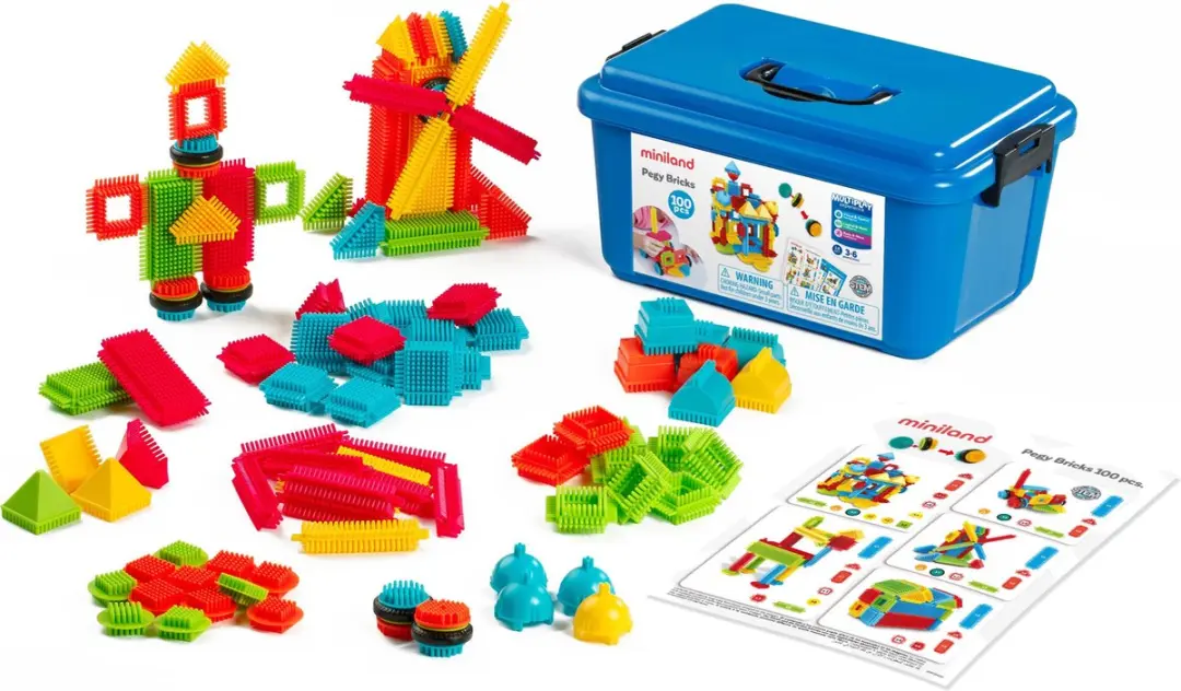 Miniland Noppers - 100 Stuks Multi Color