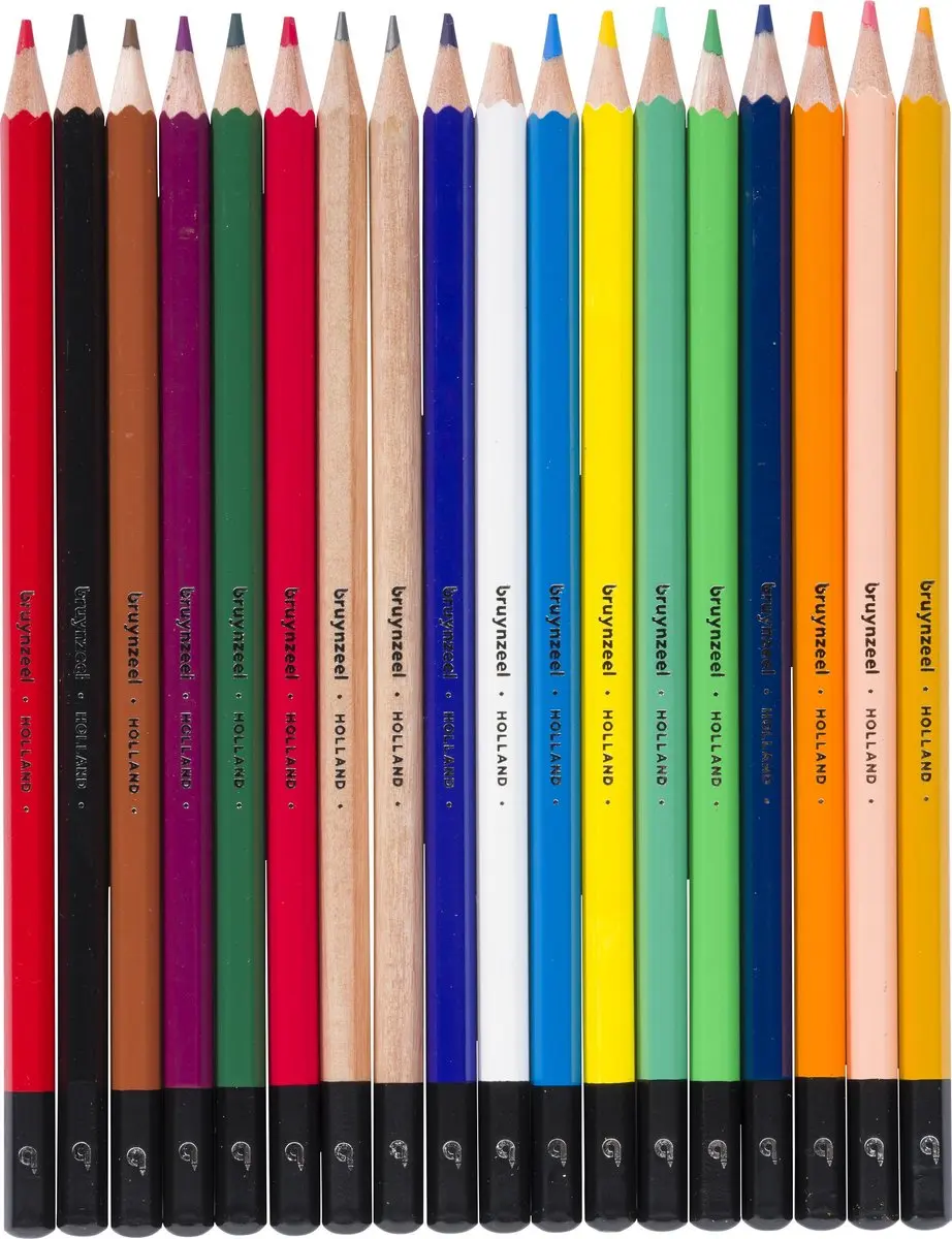 BRUYNZEEL Teens 12+6 Kleurpotloden - Assorti - 18 Stuks