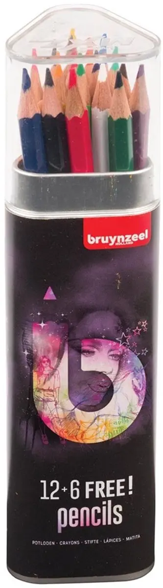 BRUYNZEEL Teens 12+6 Kleurpotloden