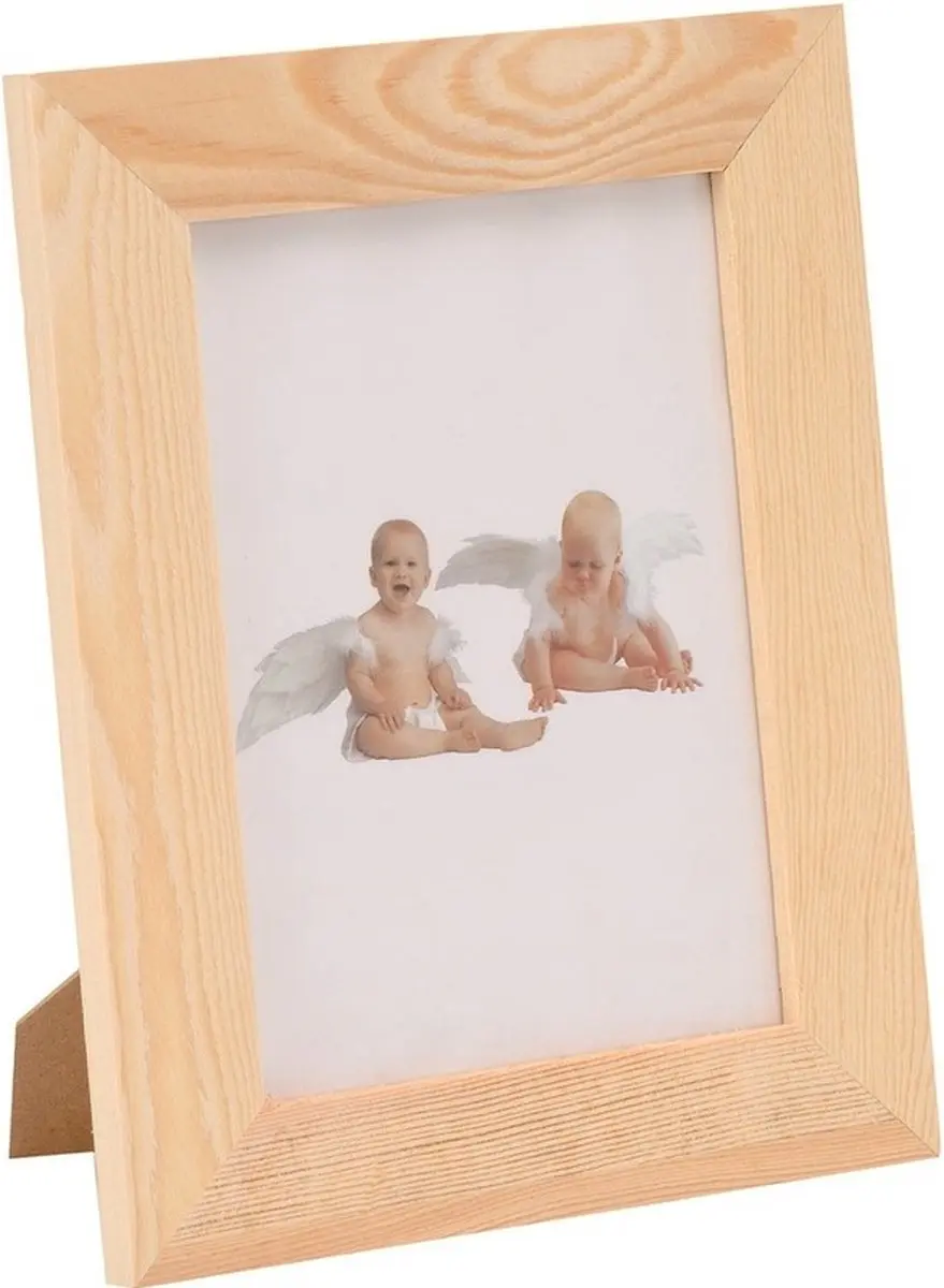 Glorex Hobby Houten Fotolijstje 17,5x22,5cm - 4 Stuks