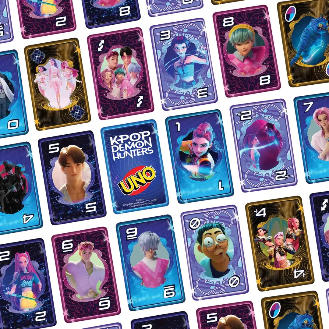Mattel Games UNO KPop Demon Hunters Kaartspel - 10 Spelers