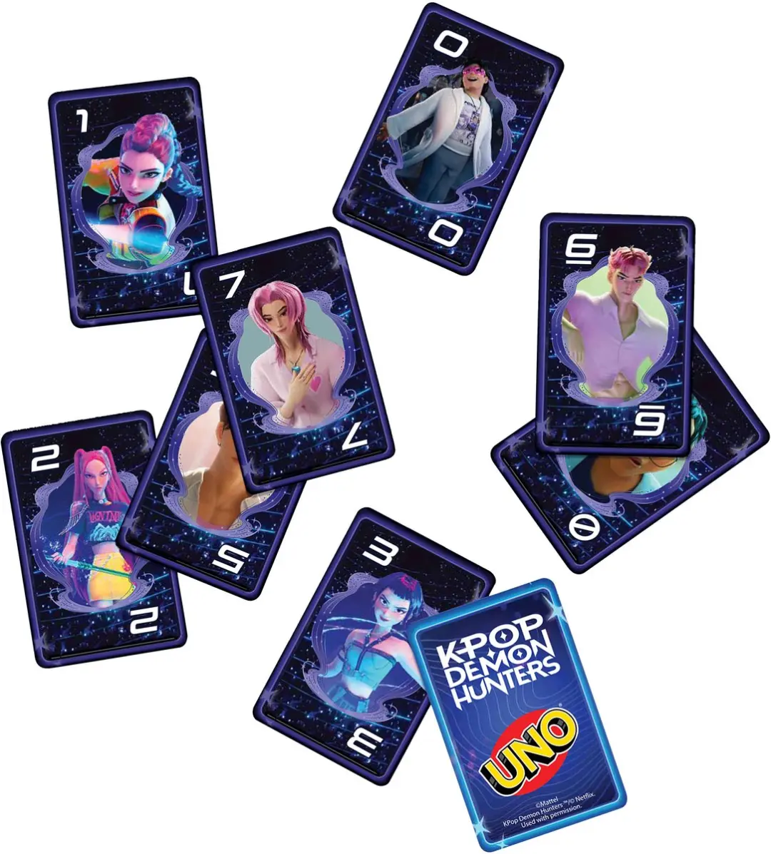Mattel Games UNO KPop Demon Hunters Kaartspel - 10 Spelers