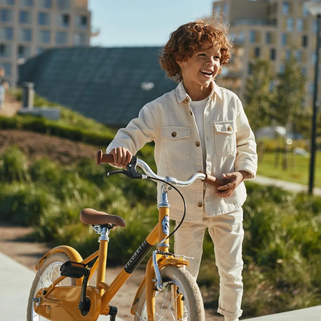Veloretti Maxi Kinderfiets 16 inch - Geel