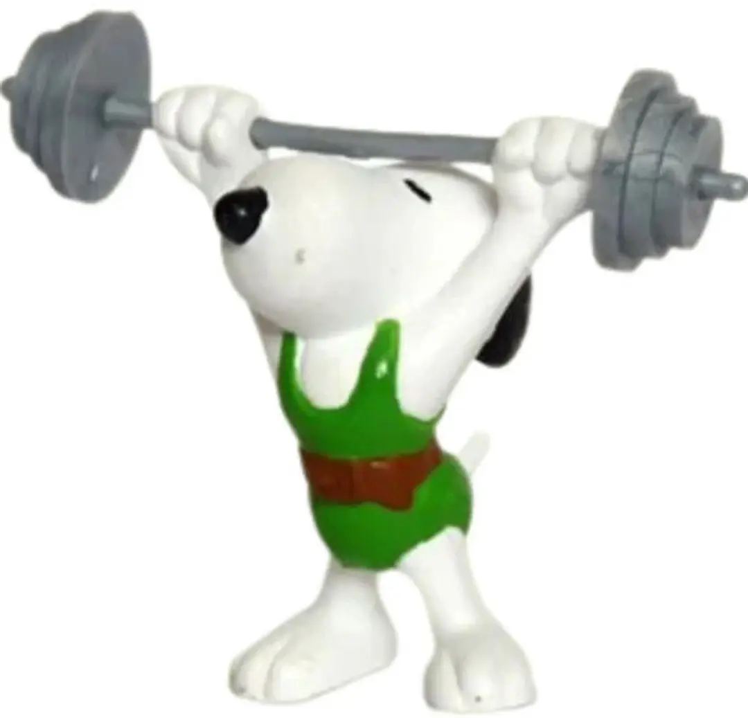 Schleich Snoopy Gewichtheffer Speelfiguur 7cm