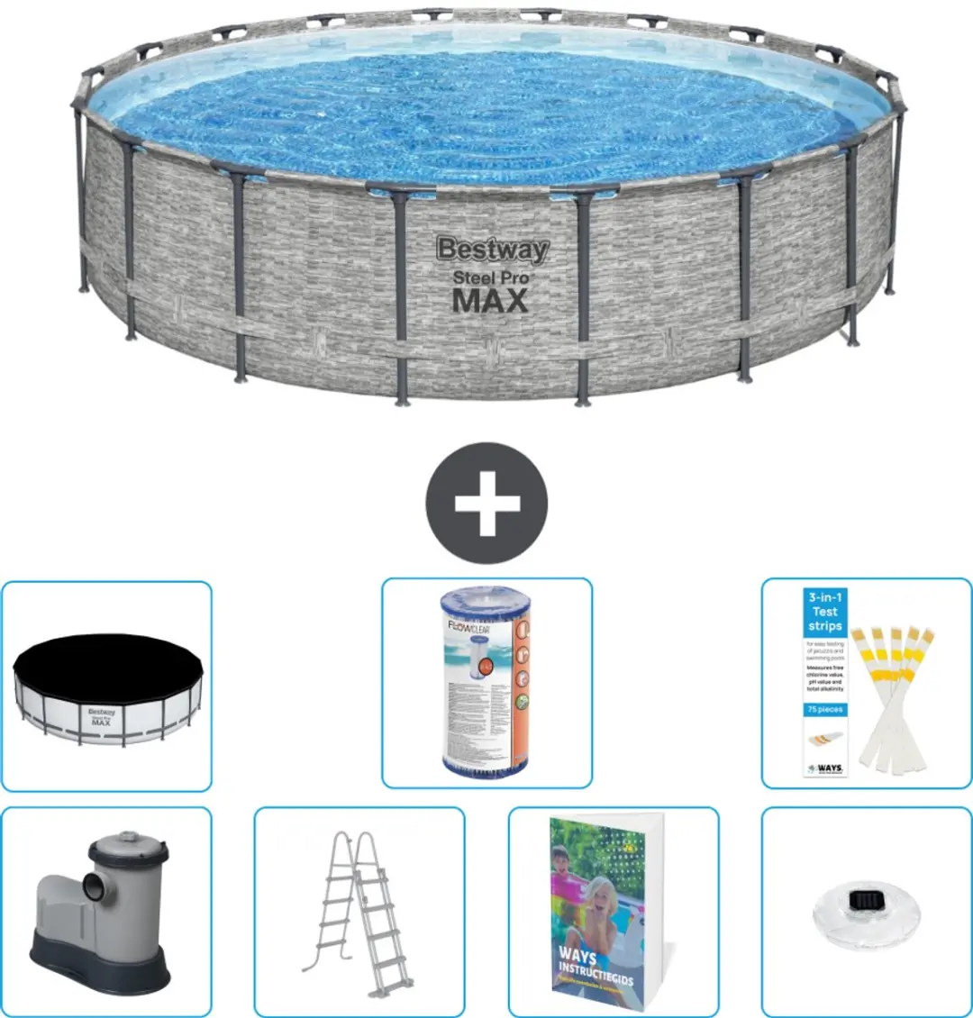 Bestway Steel Pro MAX Zwembad 549cm