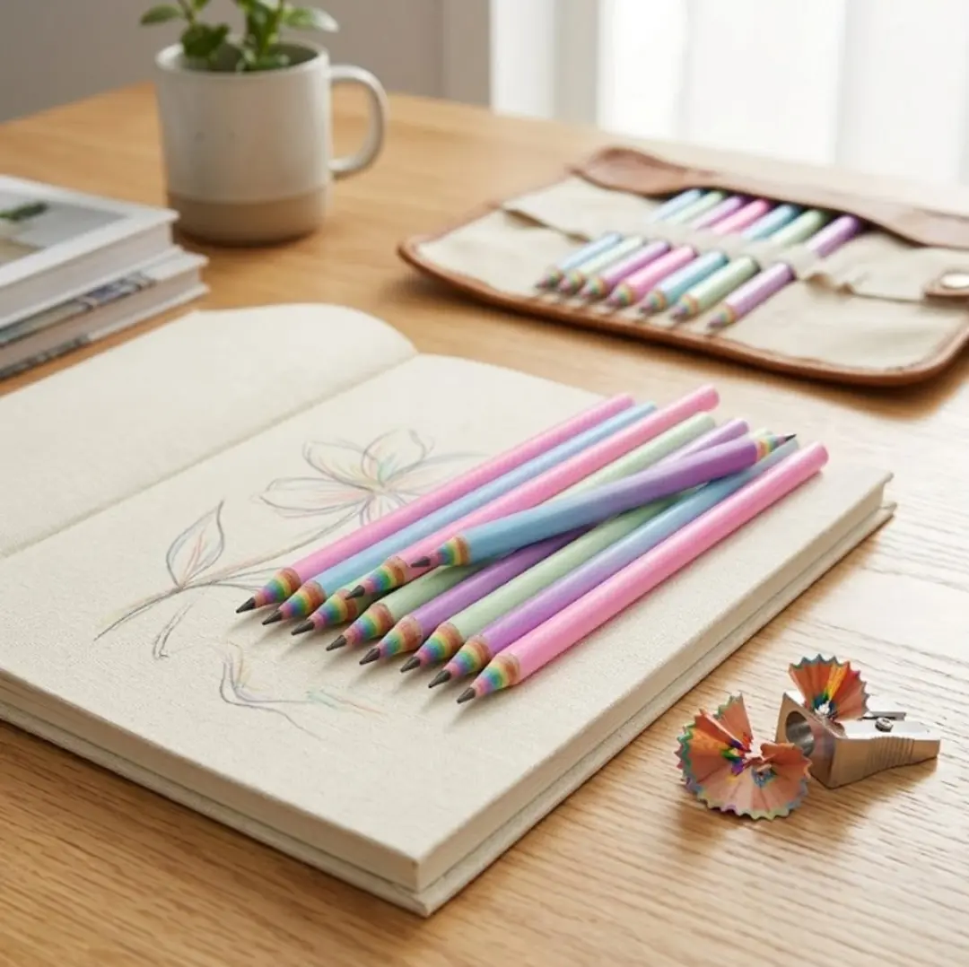 NUVEX Regenboog Potloden 12 Stuks - HB Multicolor
