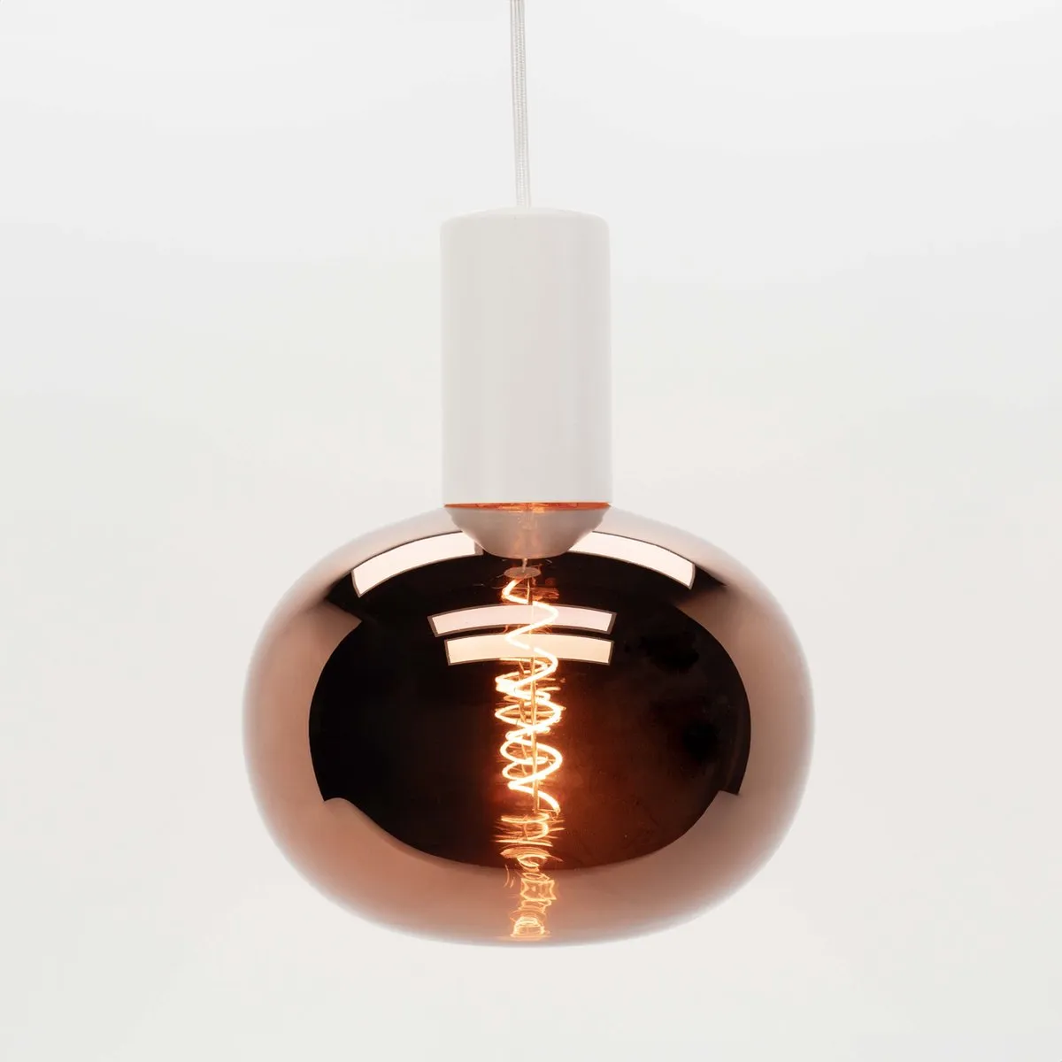 Eglo Pozueta 1 Hanglamp E27 - Ø6,5cm - Wit