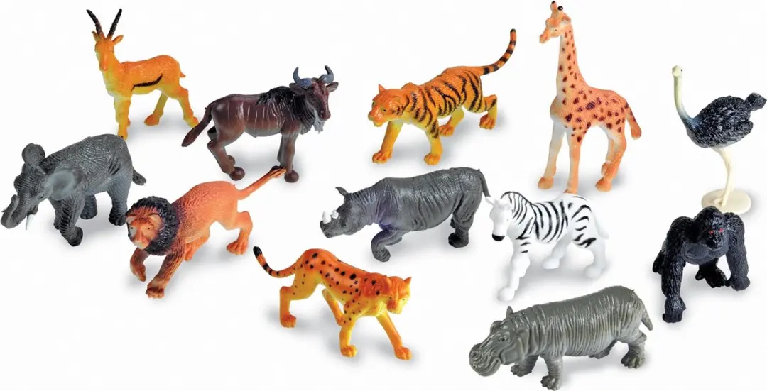 Learning Resources Jungle Animal Counters - 60 Stuks Multikleur
