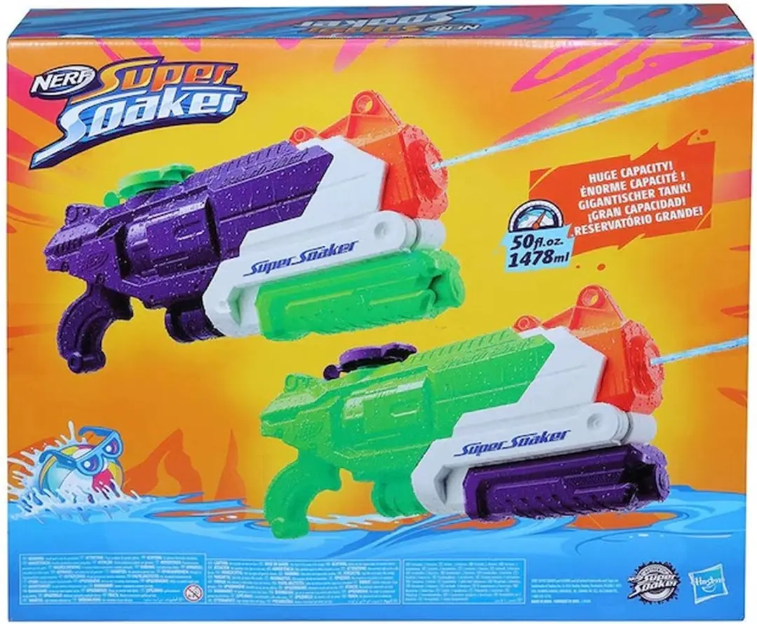 Nerf Super Soaker Breach Blast - 2 Stuks