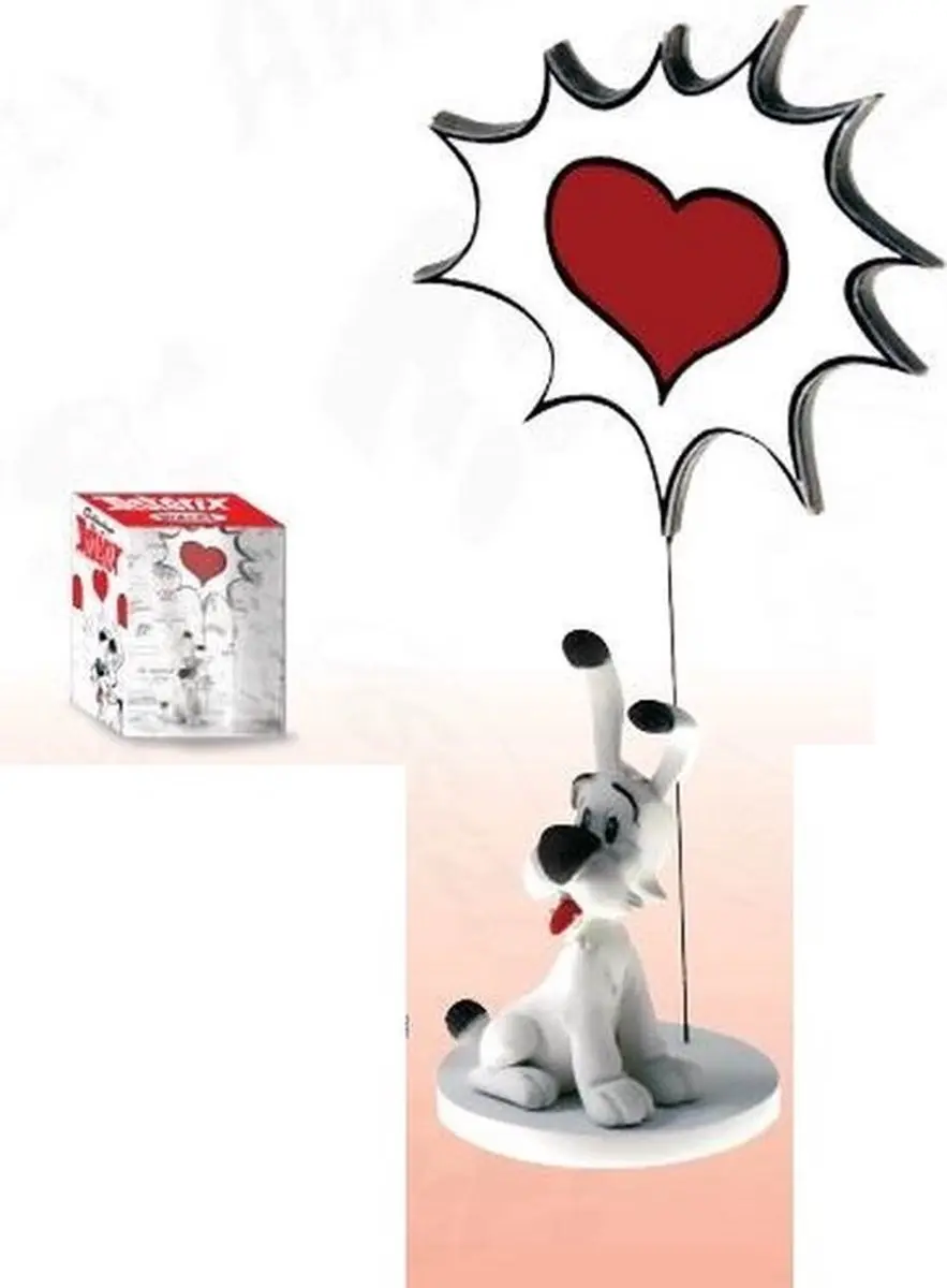 Plastoy Dogmatix Bubble Figuren - 131 - Wit/Rood