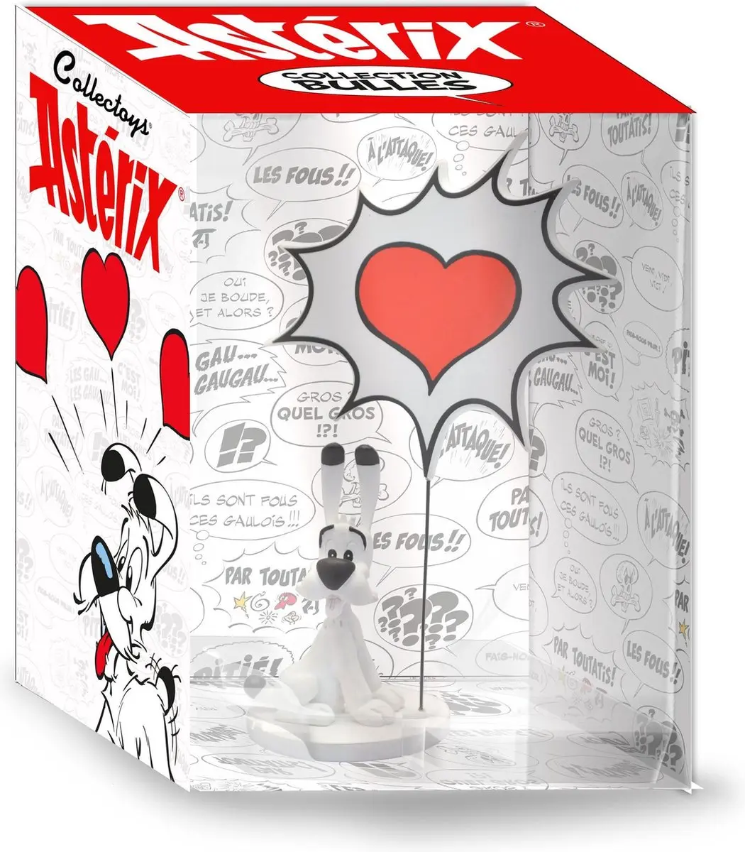 Plastoy Dogmatix Bubble Figuren - 131 - Wit/Rood