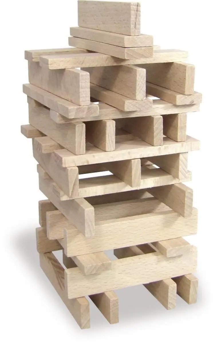 Vilac BATiBLOC-classic 100 Houten Plankjes - Meerkleurig