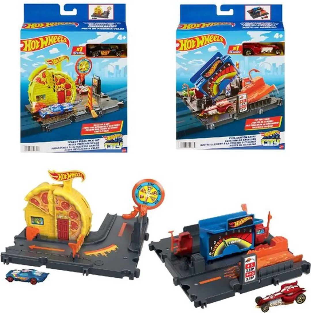 Hot Wheels City Explorer Fuel Station HKX45 - Meerkleurig