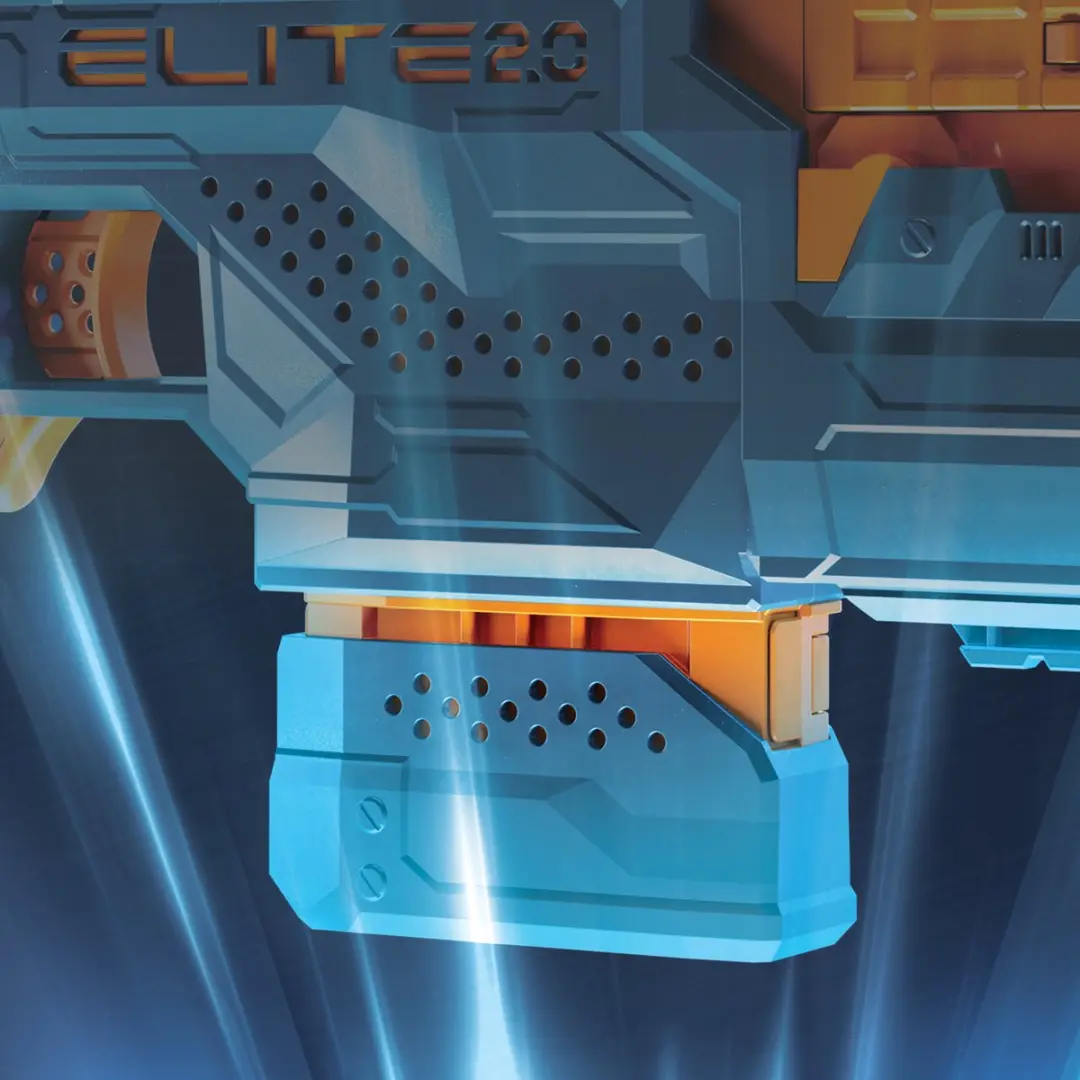 Nerf Elite 2.0 Phoenix CS 6 - Blauw/Oranje