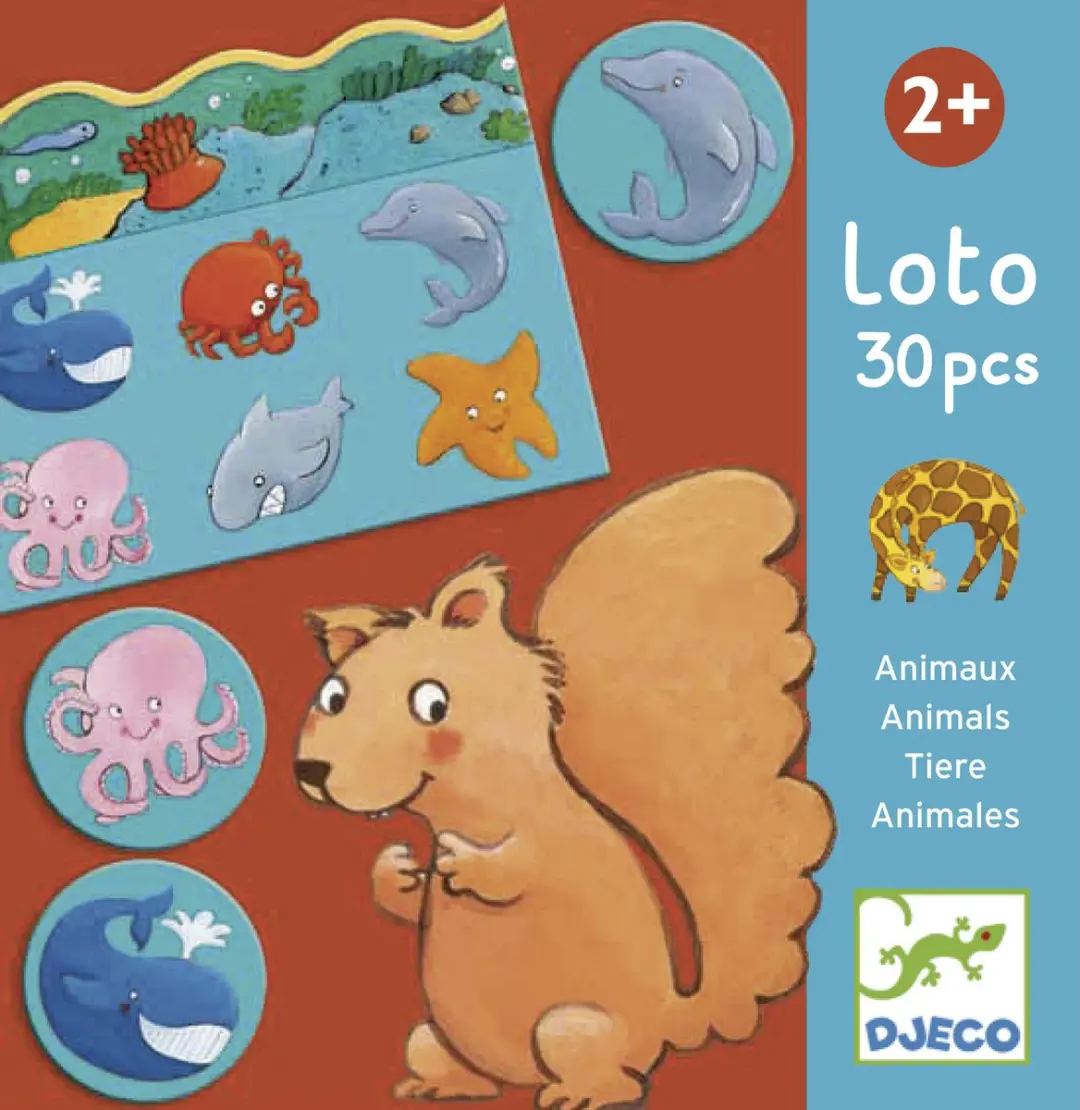 Djeco Loto des Animaux - 1000 Stuks - Multicolor