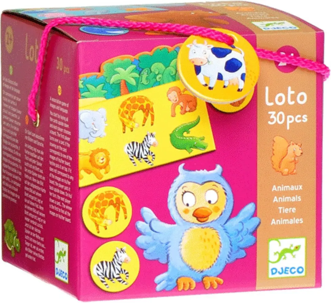 Djeco Loto des Animaux - 1000 Stuks - Multicolor