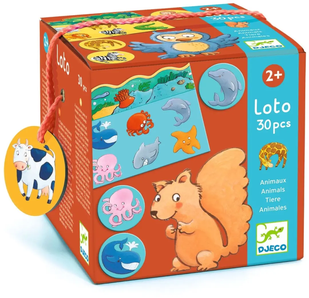 Djeco Loto des Animaux - 1000 Stuks - Multicolor