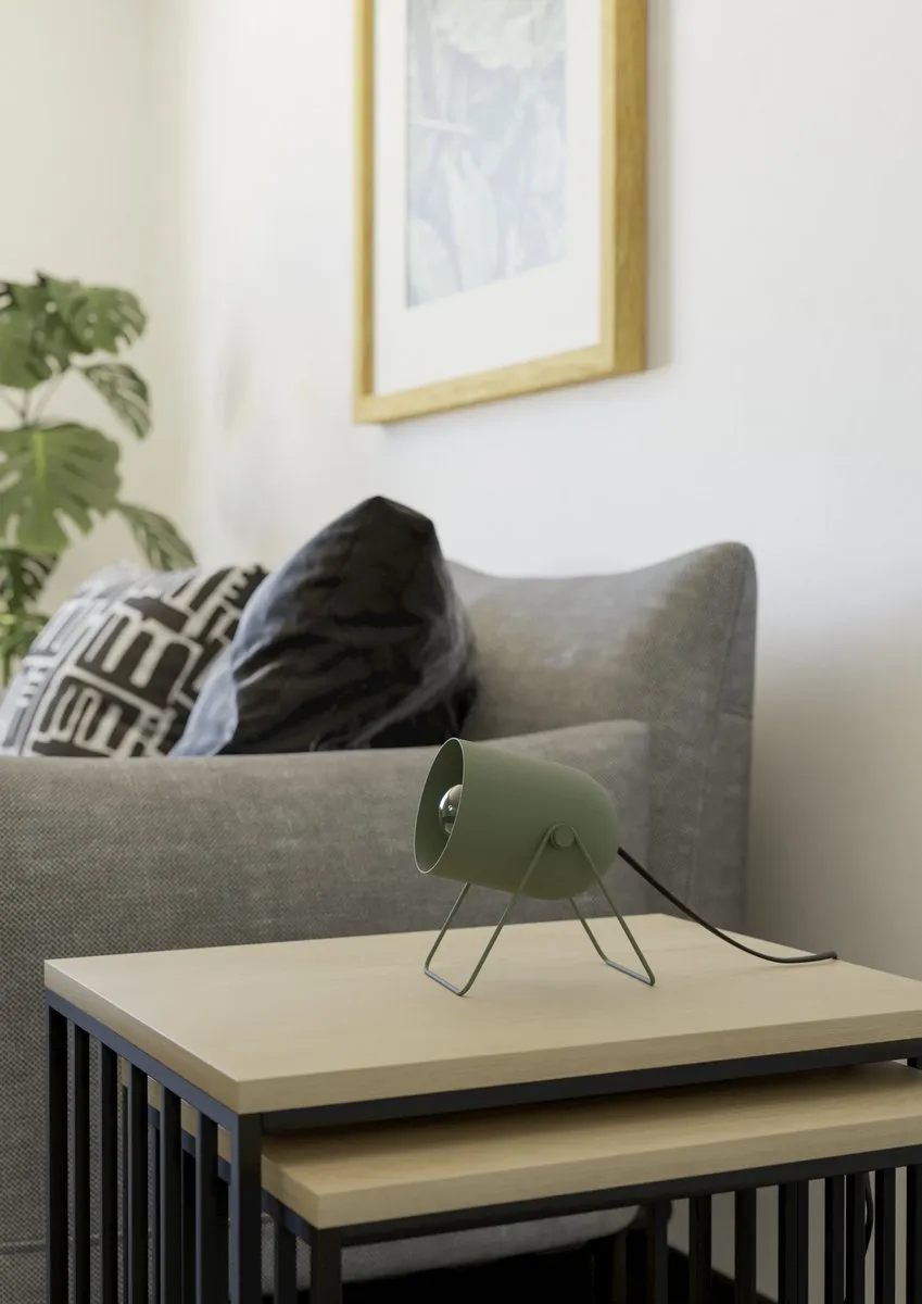 Eglo Tilston Tafellamp E14 - Groen - Kantelbaar - afbeelding 6 van 6