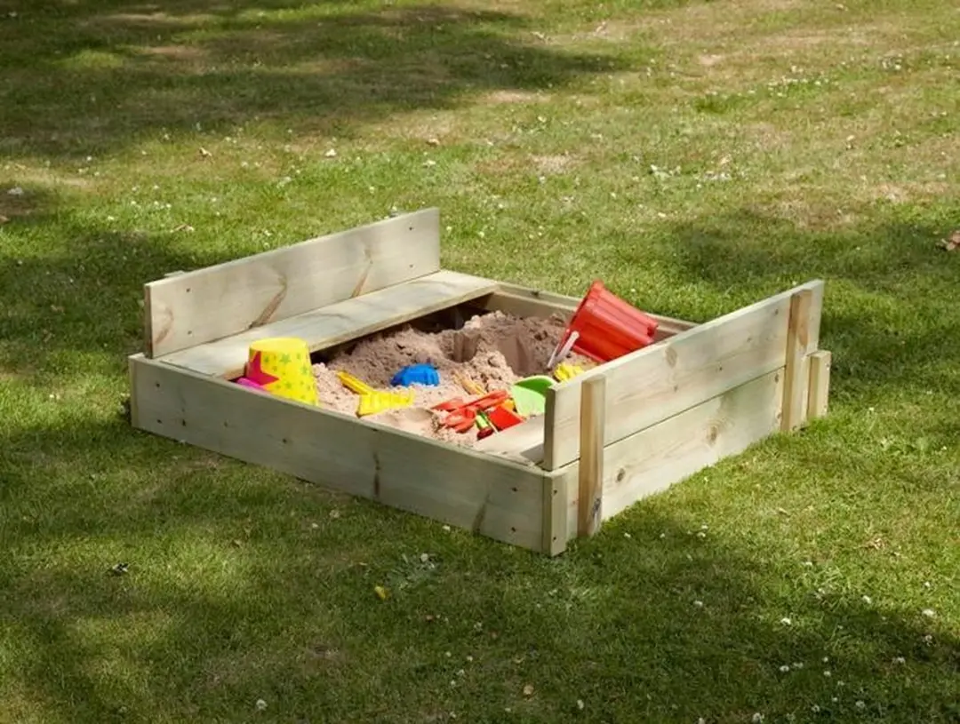 TP Toys Play Houten Zandbak - Naturel