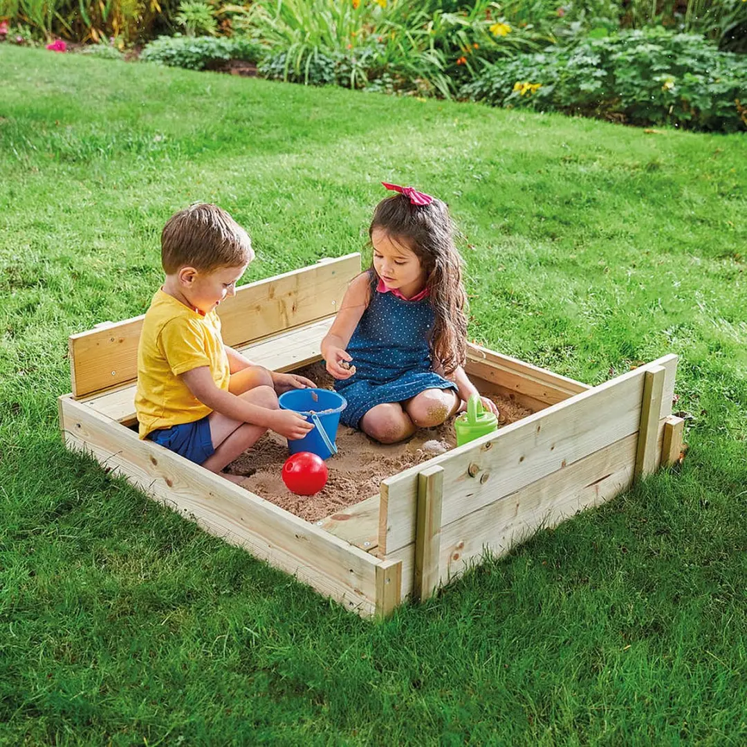 TP Toys Play Houten Zandbak - Naturel - afbeelding 6 van 6
