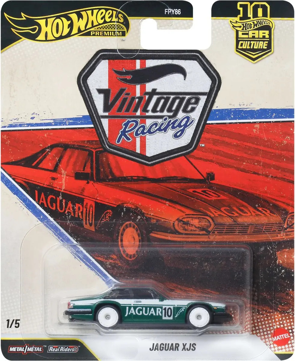 Hot Wheels Premium Car Culture Vintage Racing Jaguar XJS JKF02