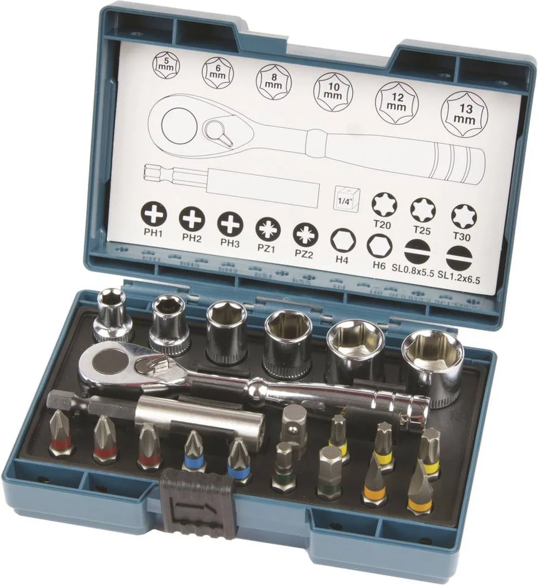 Makita B-54081 Schroefbitset 21-delig - T20