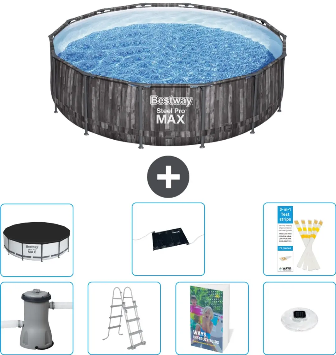 Bestway Steel Pro MAX Zwembad 427x107cm