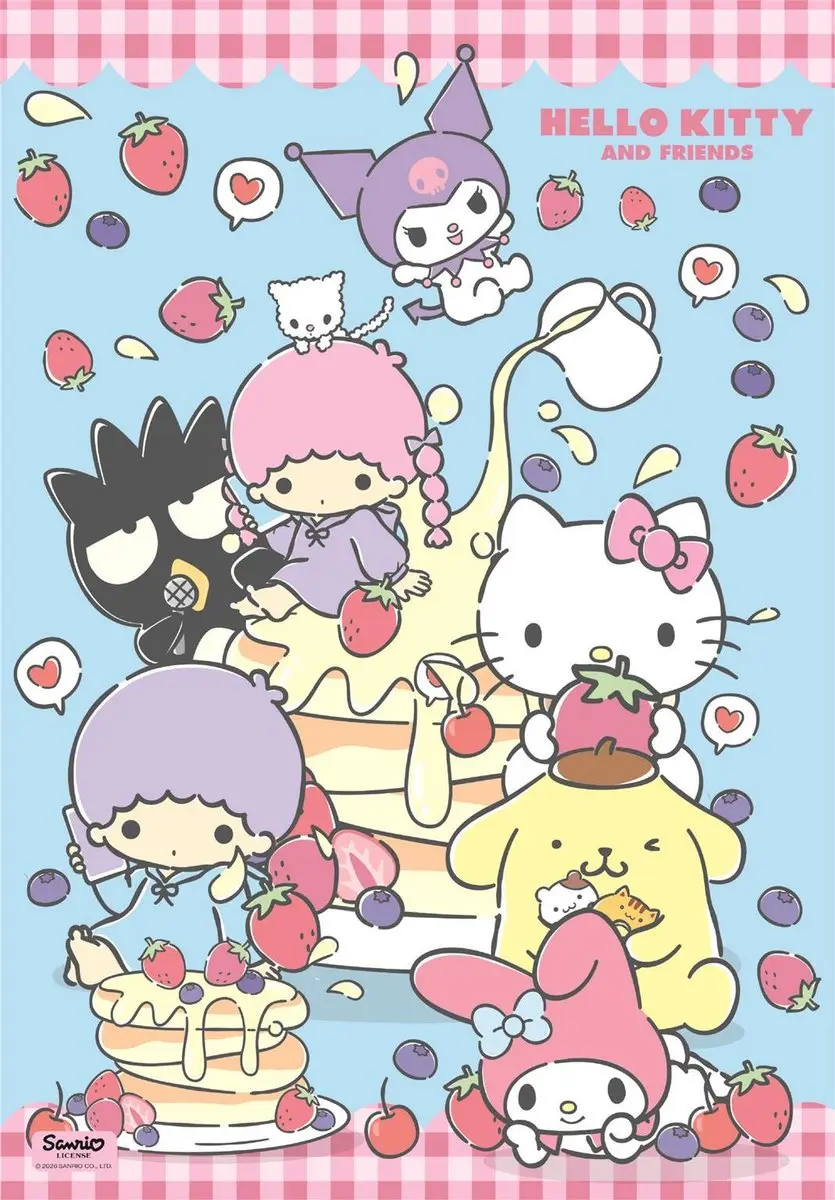 Clementoni Hello Kitty Puzzel 1000 Stukjes - Roze