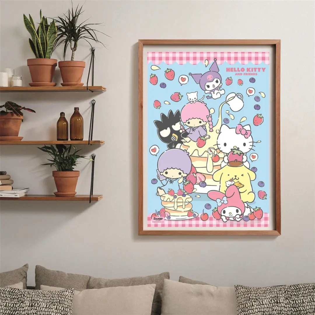 Clementoni Hello Kitty Puzzel 1000 Stukjes - Roze