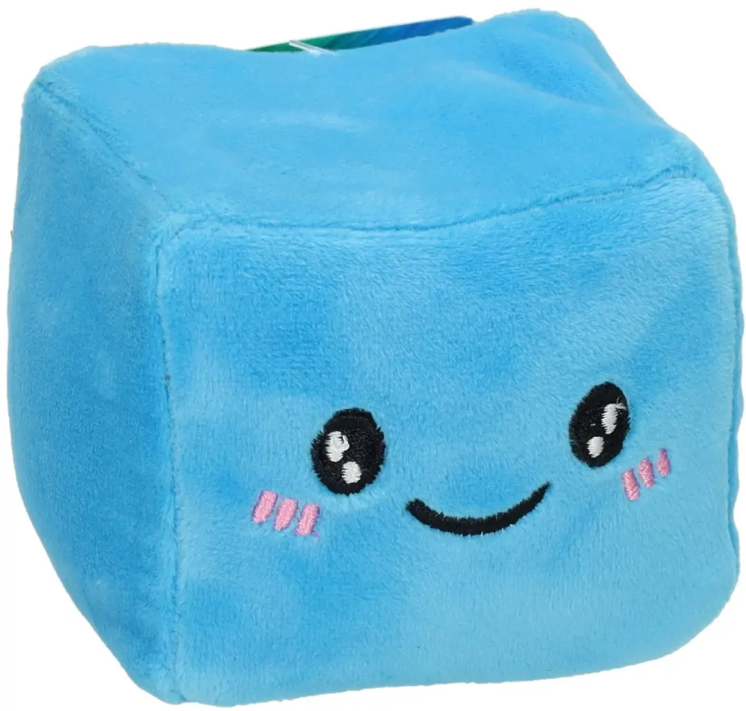 Johntoy Giant Slow Rise Pluche Knijp Kubus - Multicolor