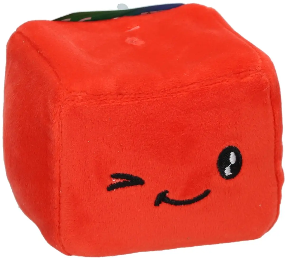 Johntoy Giant Slow Rise Pluche Knijp Kubus - Multicolor