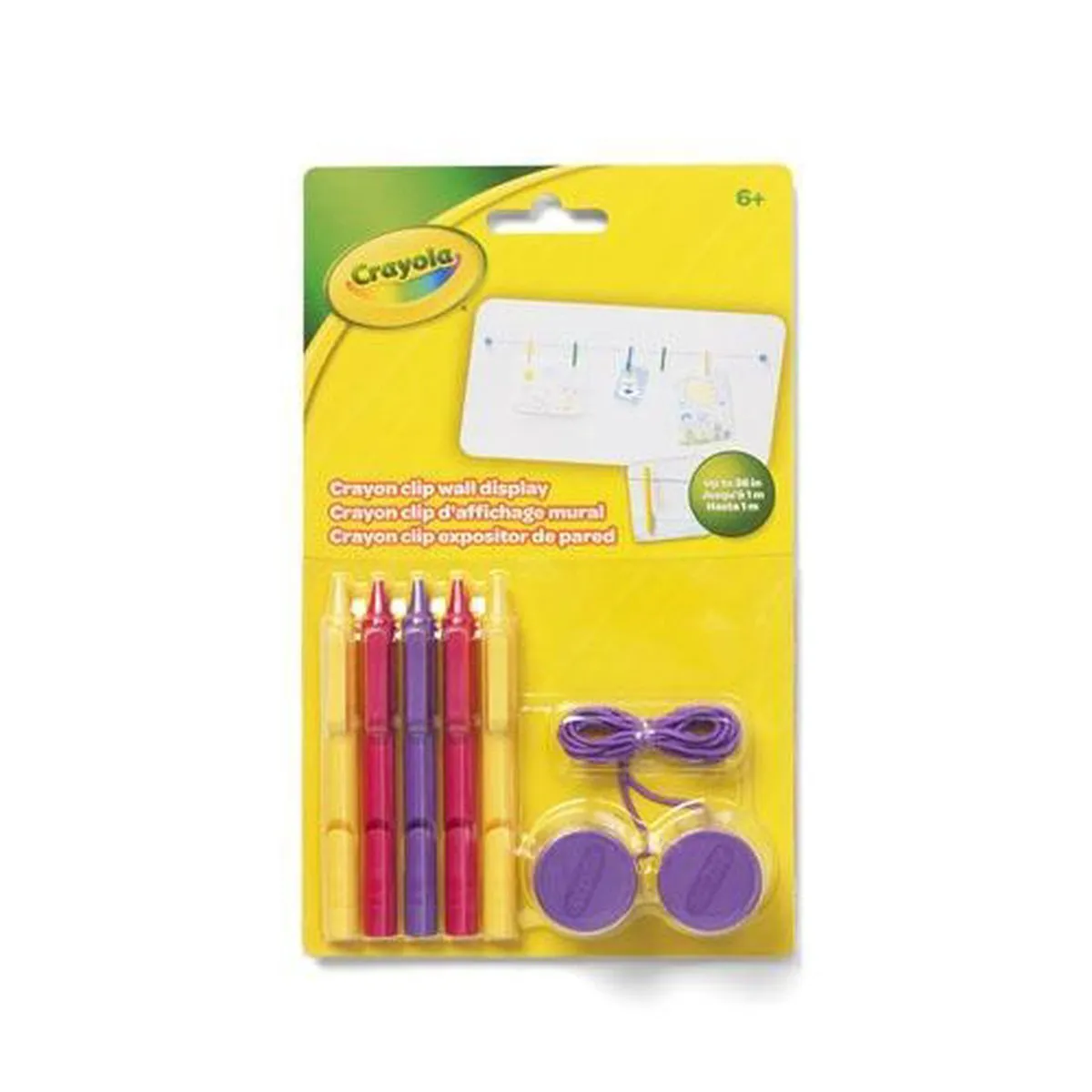 Crayola - Ophanglijn - Polypropyleen - Multicolor