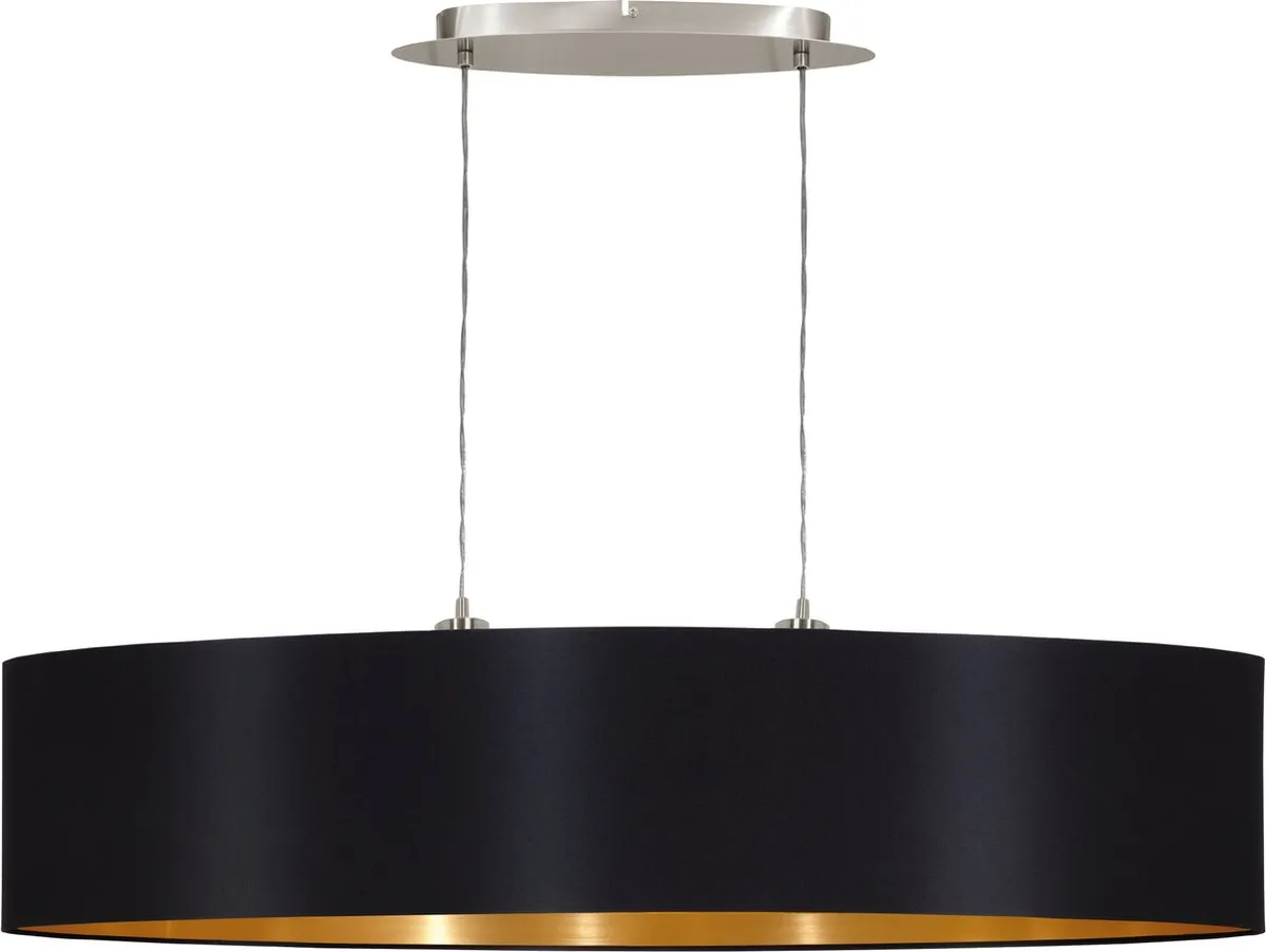 Eglo Maserlo Hanglamp 100cm - Zwart/Goud