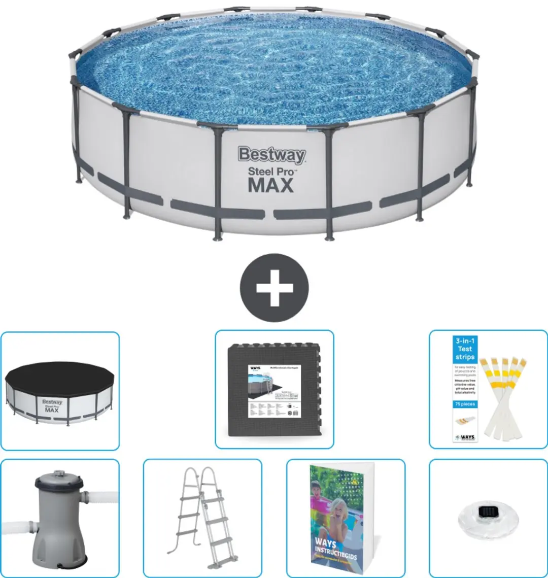 Bestway Steel Pro MAX Zwembad 427x107cm