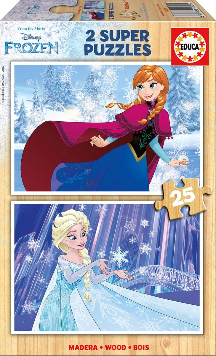 Educa Frozen Puzzel 2x25 Stuks