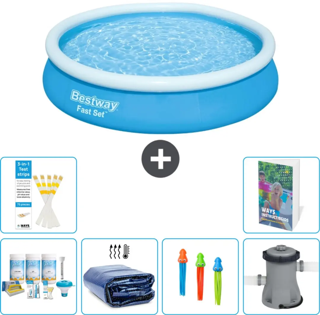 Bestway Fast Set Rond Zwembad 366x76cm