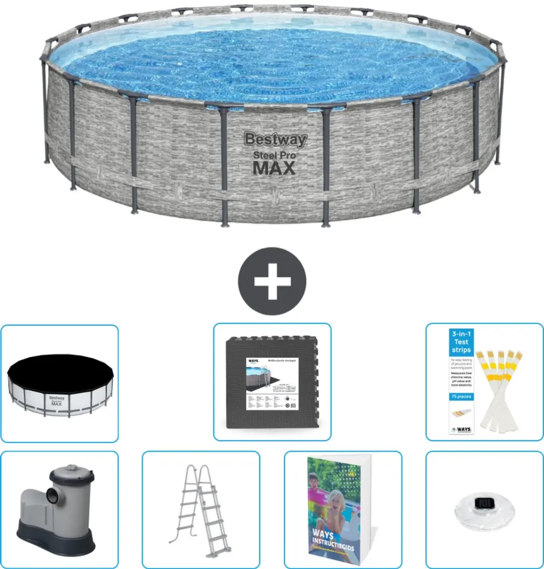 Bestway Steel Pro MAX Zwembad 549cm