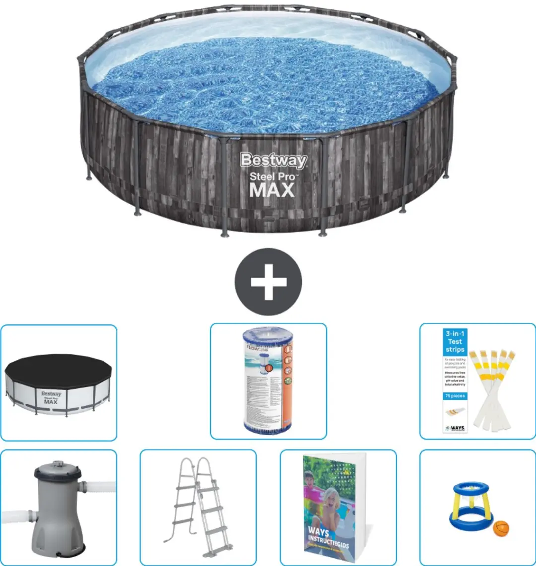Bestway Steel Pro MAX Zwembad 427cm