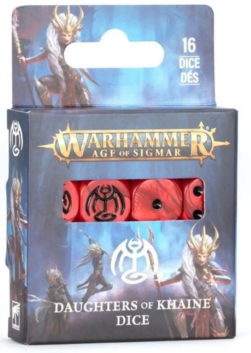 Games Workshop Daughters of Khaine Dice