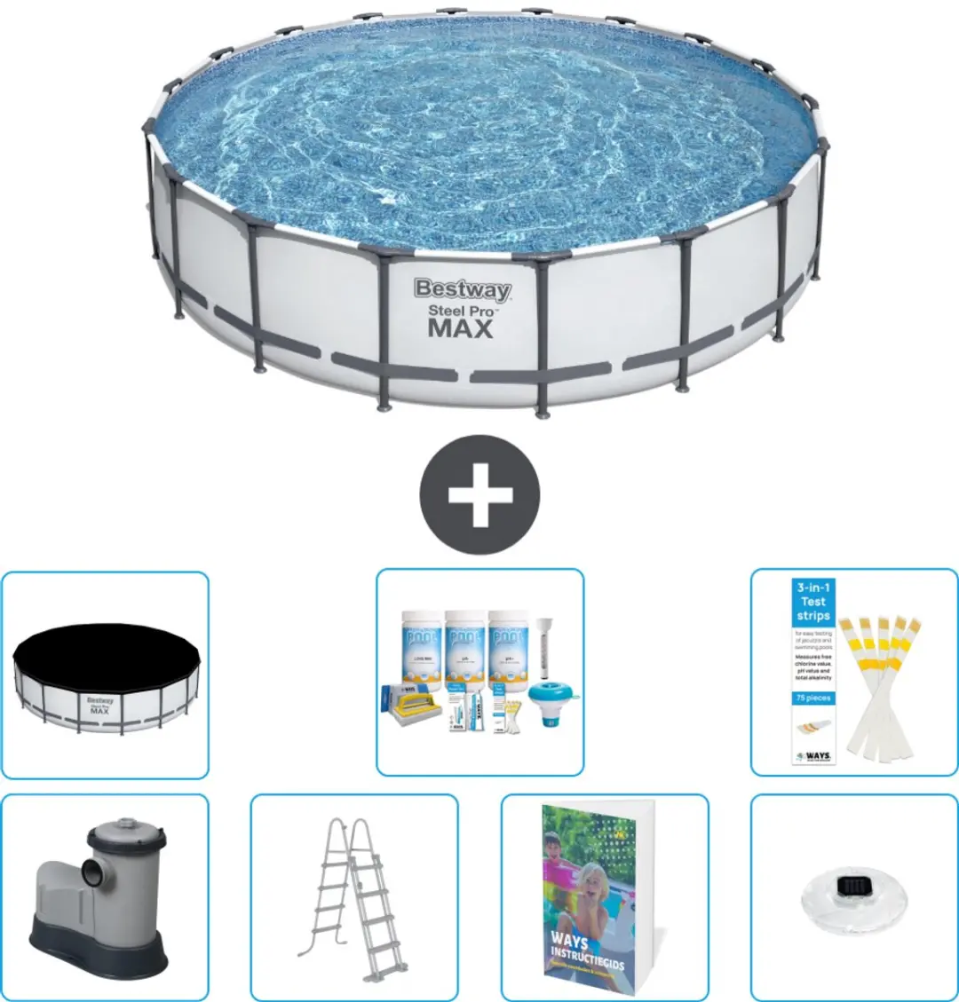Bestway Steel Pro MAX Zwembad 549x122cm
