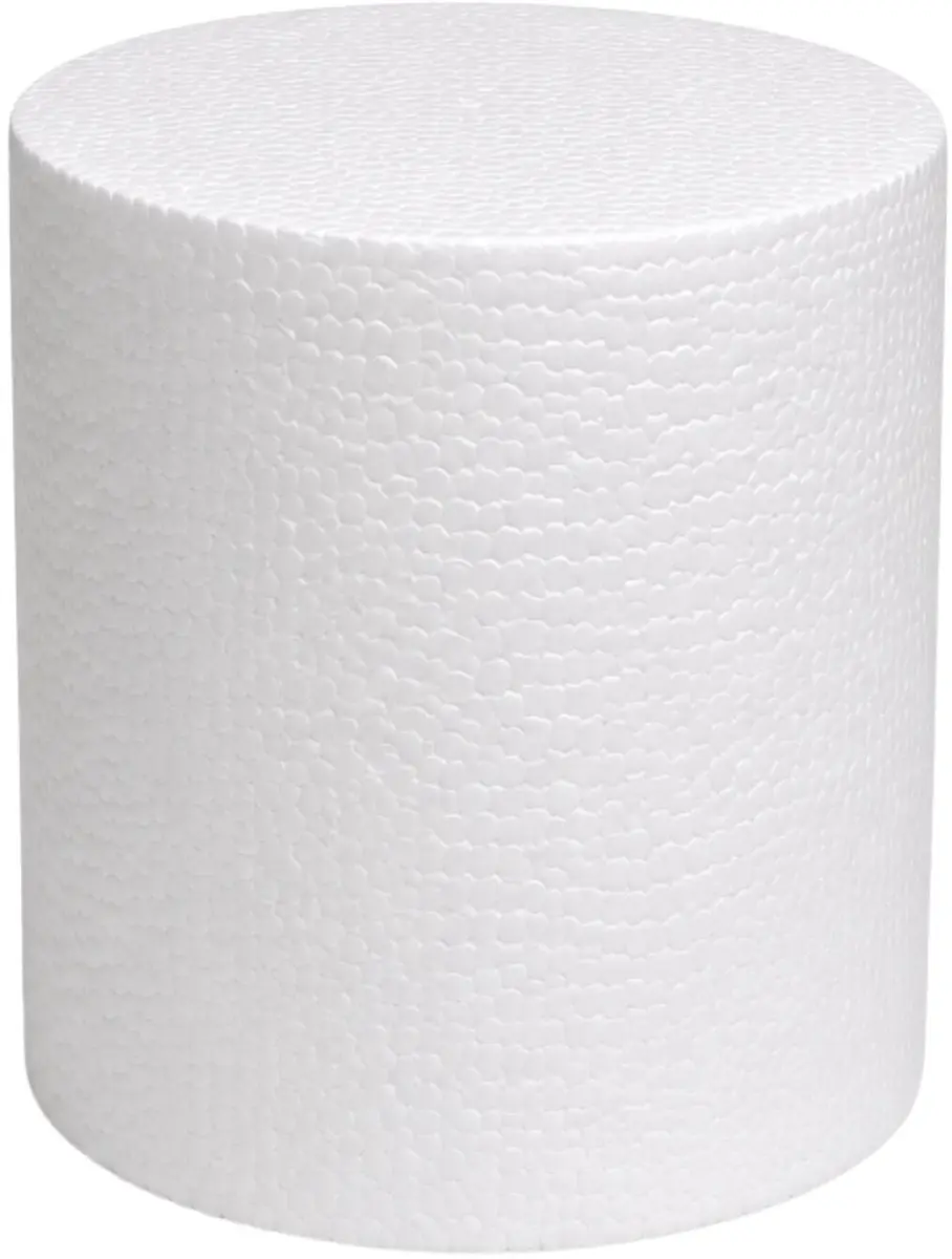 Bellatio Design Piepschuim Cilinder D15 x L20cm