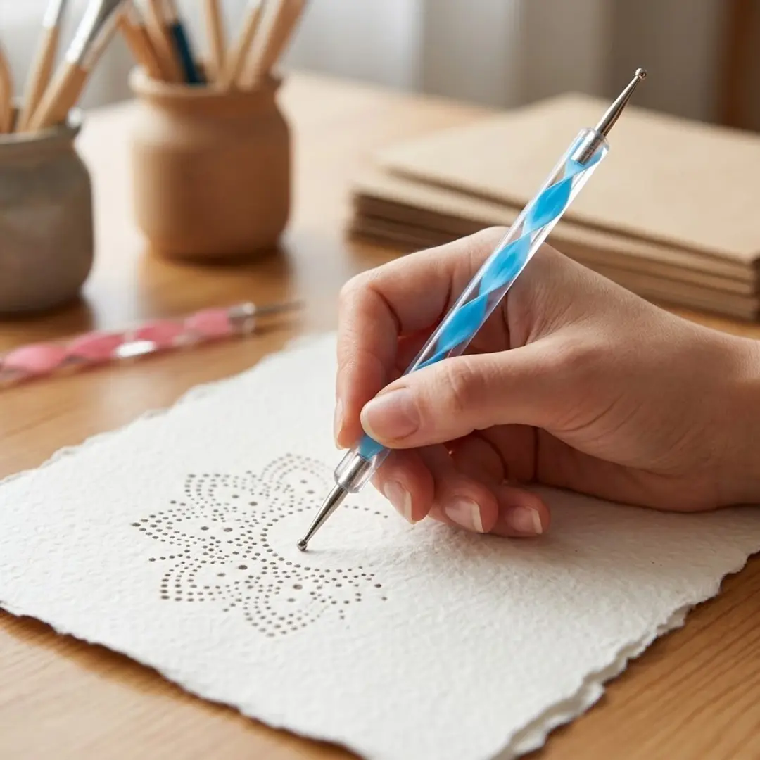 NUVEX Embossing Stylus Set 5-delig - Mix kleur